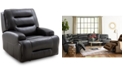 Furniture Adalton Leather Recliner with Power Headrest, Created for Macy's